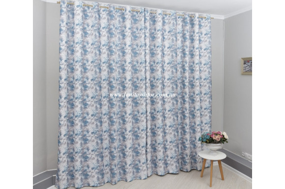 Готові штори мікровелюр Venza GP-6073 2,51м/2*2м