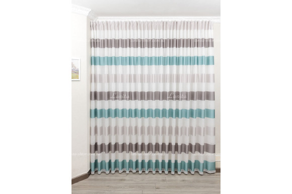 Тюль лен в полоску Benton TLP-1924 Тюль лен в полоску Benton TLP-1924