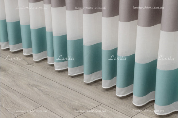 Тюль лен в полоску Benton TLP-1924