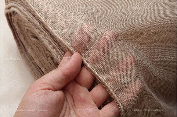 Тюль мікросітка льон Patrice TLS-7991