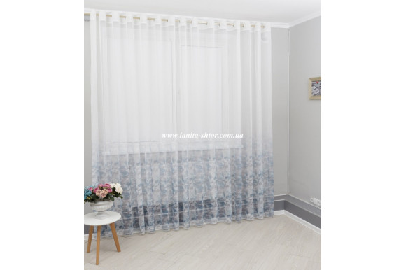 Готовий тюль льон Venza GP-6072 2,51м/5,0м