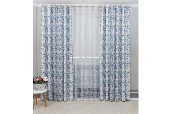 Готовий тюль льон Venza GP-6072 2,51м/5,0м