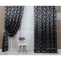 Готові штори жаккард Calvin сині 2,65м/2*2,0м