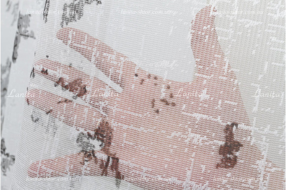 Тюль жаккард Alpina TGR-1872