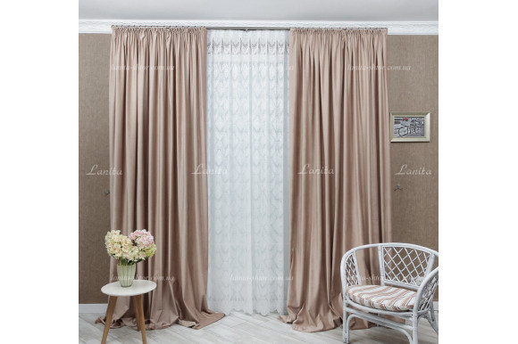 Шторы микробархат Veronica SMB-1974