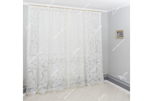 Тюль шифон с тиснением TST-897 Тюль шифон с тиснением TST-897