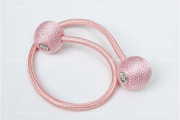 Магнит для штор Сфера 7194 розовый