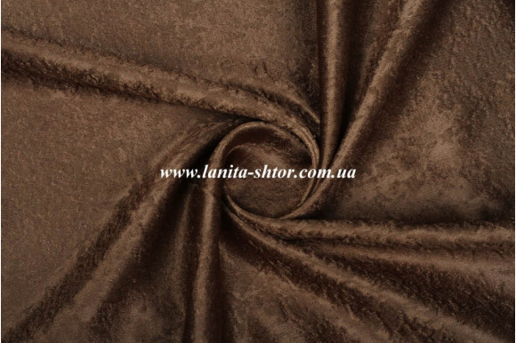 Блекаут однотонний шоколадний