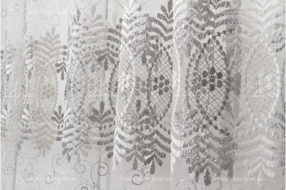 Готовый тюль фатин Solar 1744-08 2,50м/5,0м