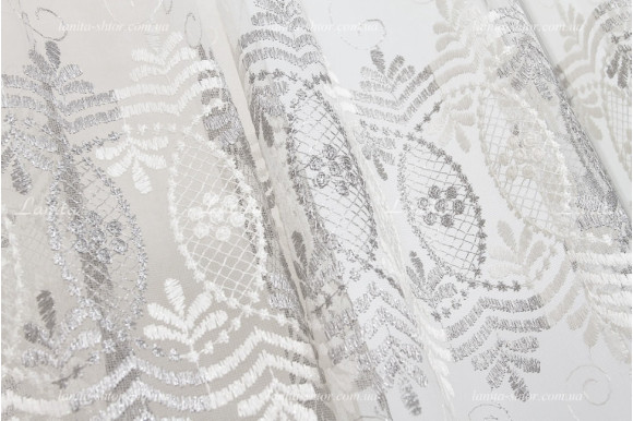 Готовый тюль фатин Solar 1744-08 2,50м/5,0м