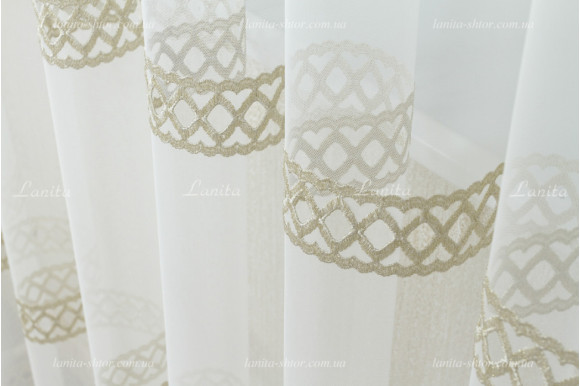 Тюль грек фатин с люрексом Rubelli TFV-7995