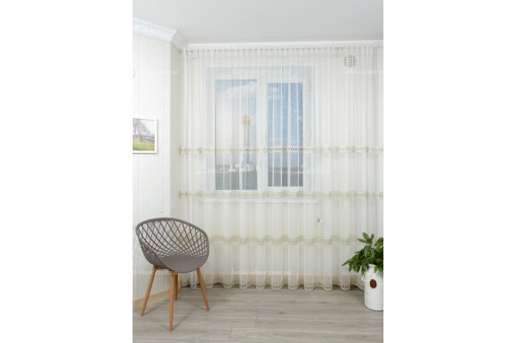 Тюль грек фатин с люрексом Rubelli TFV-7995