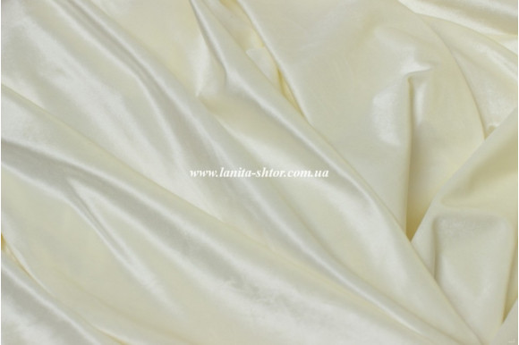 Штора велюр молочна STR15-201 відріз 5,6 метри