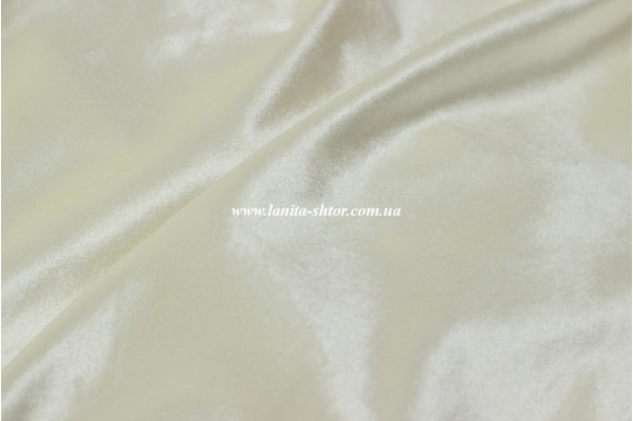 Штора велюр молочна STR15-201 відріз 5,6 метри