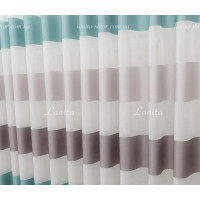 Готовий тюль льон в смужку Benton TLP-1928 2,49м/5,0м