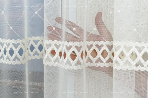 Готовий тюль фатин Rubelli GT-7998 2,50м/5,0м