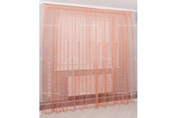 Тюль органза с лентами Mexx TСL-1465