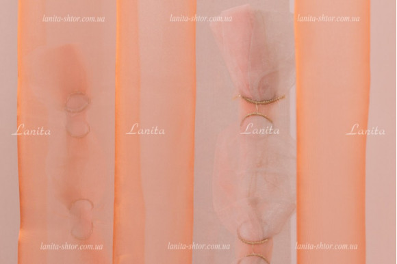 Тюль органза с лентами Mexx TСL-1465